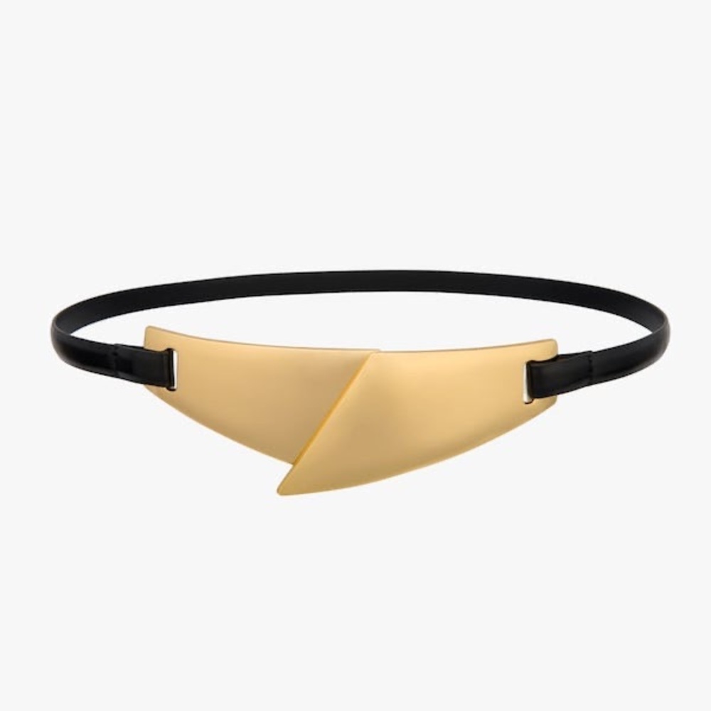 Zara Black Leather Belt